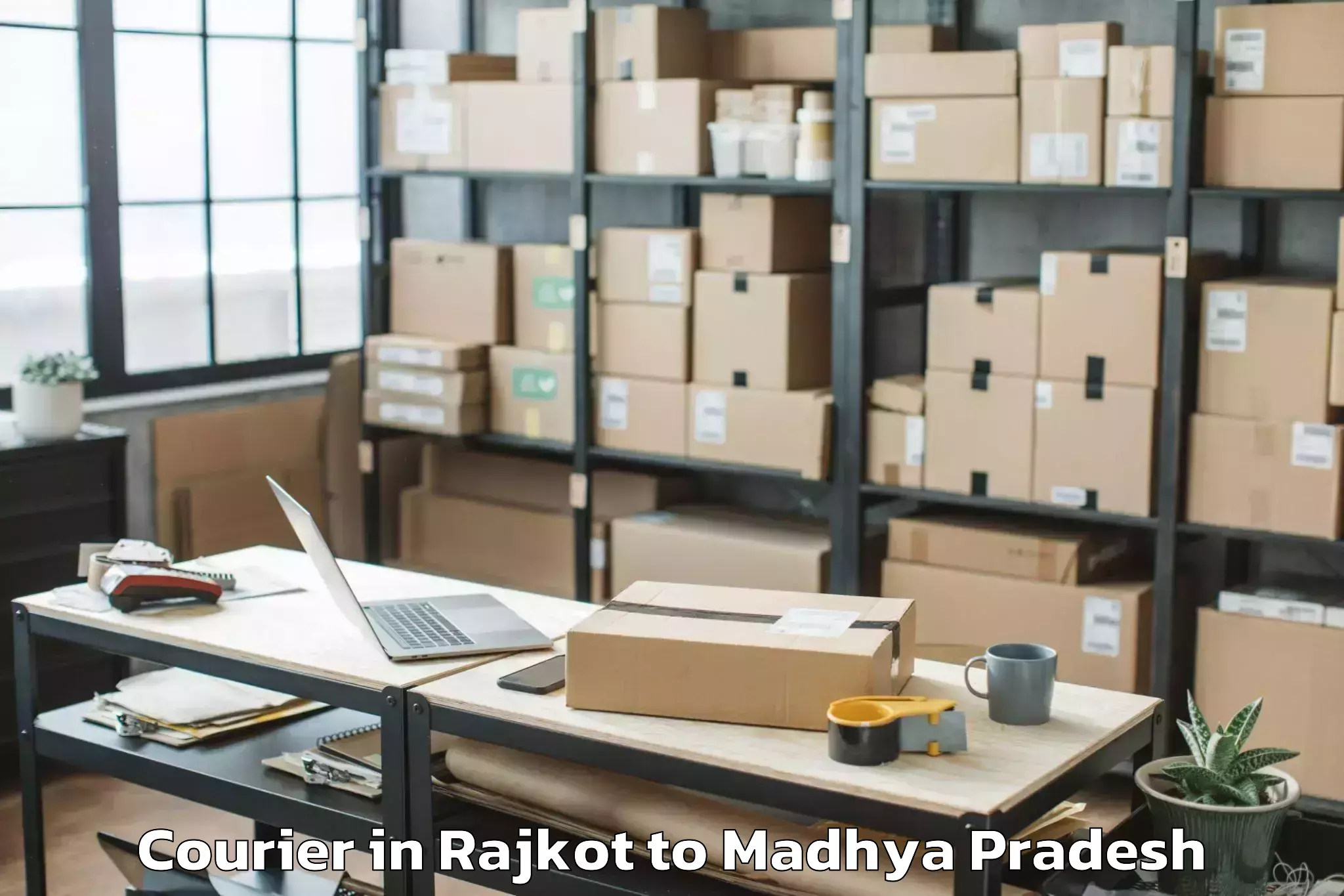 Easy Rajkot to Kasrawad Courier Booking